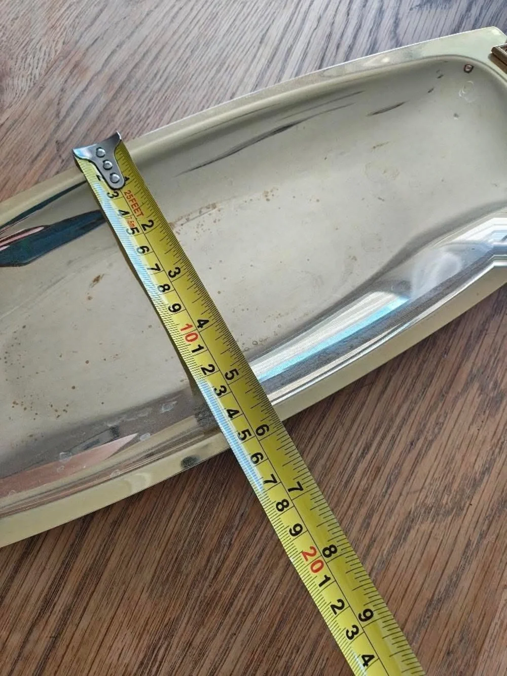 Brass Serving Tray - Gold Decorative Home Accent